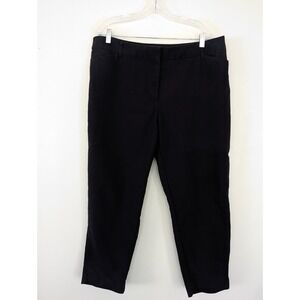Liz Claiborne Women's Navy Emma Classic Ankle Pants Size 16W